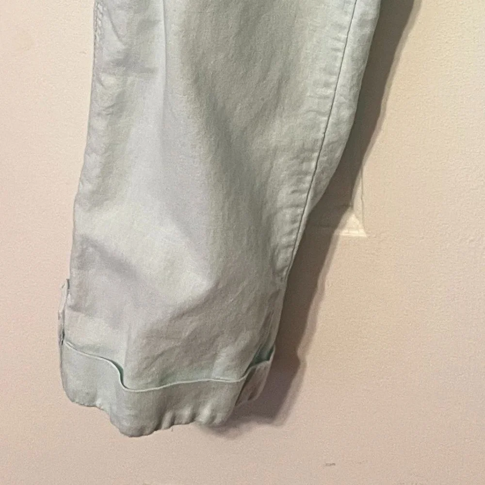Banana Republic Martin Fit aqua pant size 4
